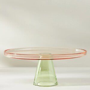 Anthropologie Ramona Glass Cake Stand - Large (11” Diameter)